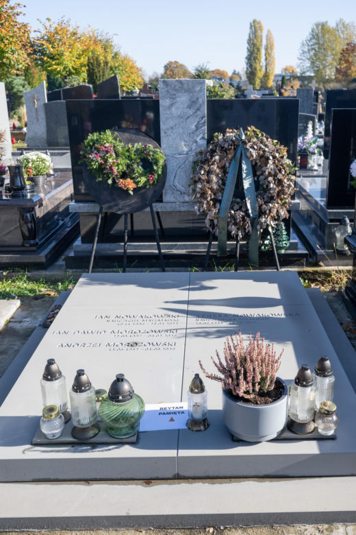 Tak wygląda grób Andrzeja Morozowskiego