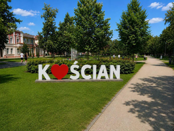 Wyniki głosowania na BO w Kościanie. Napis 3D