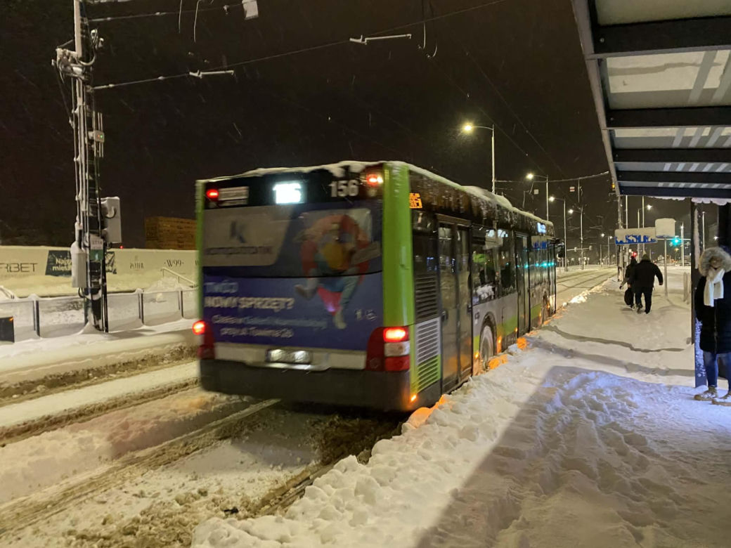 Zima w Olsztynie - 31 grudnia 2025
