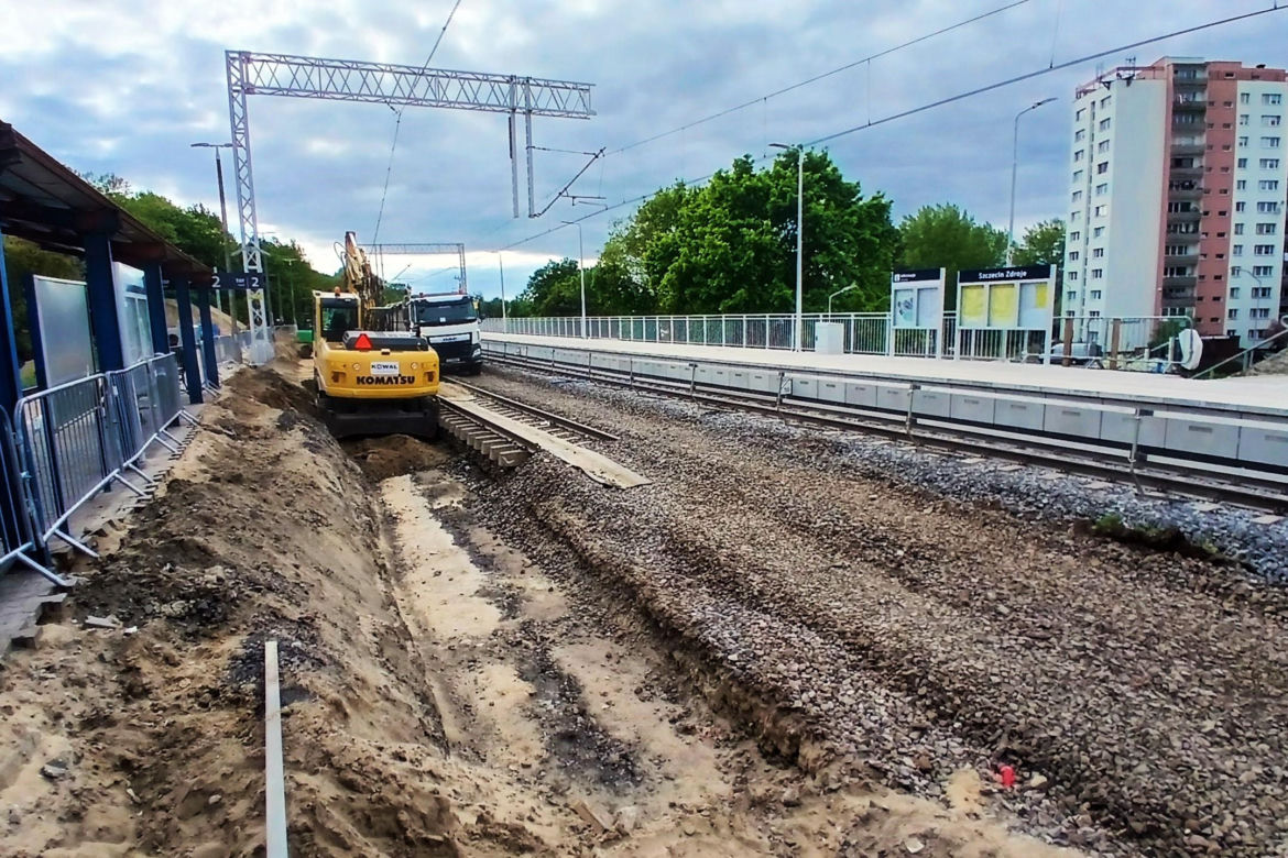 Przebudowa przystanku Szczecin Zdroje