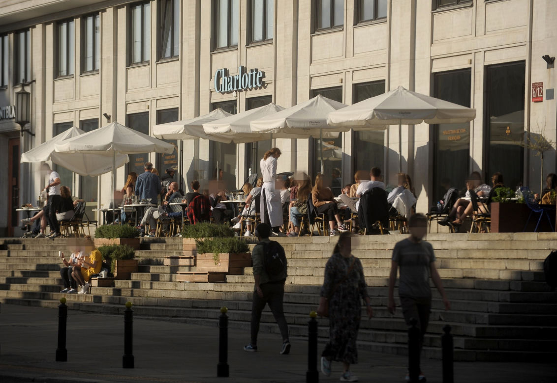 Warszawa świętowała luzowanie obostrzeń