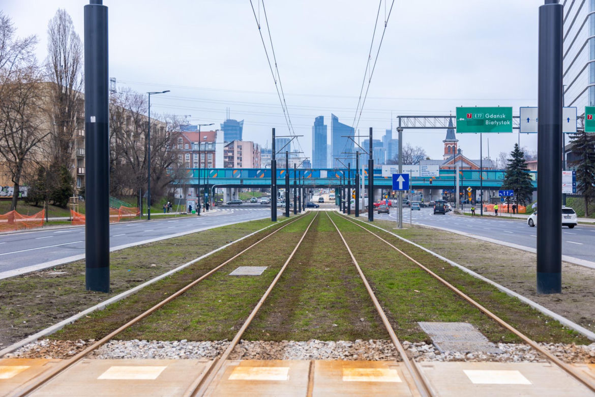 Tramwaj na Kasprzaka w Warszawie