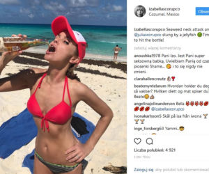 Izabella Scorupco na wakacjach
