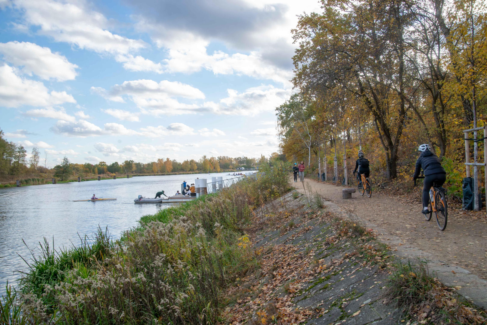 Park Żerański – ścieżka holownicza