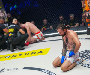 XTB KSW 121. Potężny cios w krocze, trybuny zamarły!