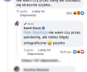 Kamil Stoch zgasił internautę