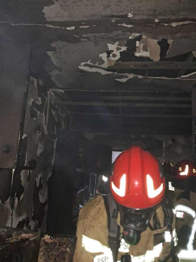 Pożar mieszkania przy ul. Wileńskiej (29.12.2025)