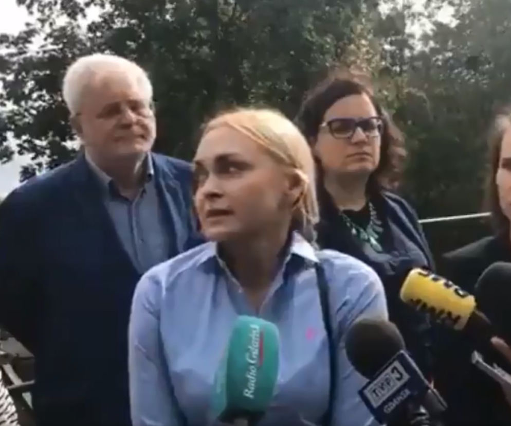 Kandydatka PO na radną zacięła się na spotkaniu z mediami - Dorota Topolewska