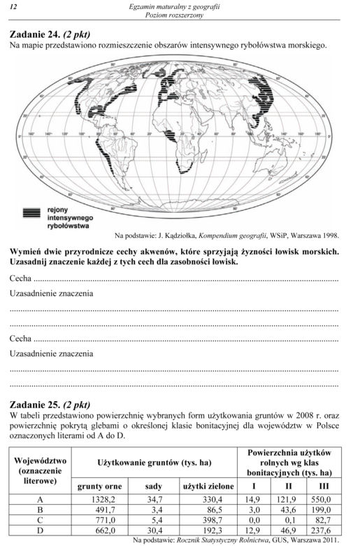 Geografia rozszerzona 12