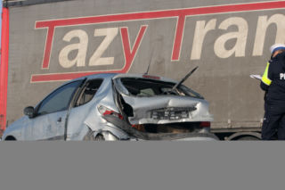 Karambol na autostradzie A4 w Gliwicach