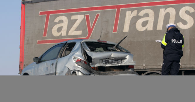 Karambol na autostradzie A4 w Gliwicach