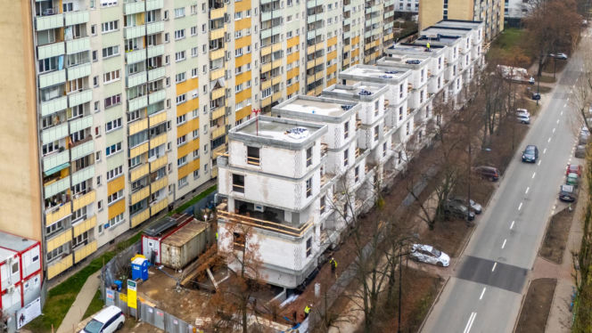 Wola Księcia Janusza w Warszawie w budowie