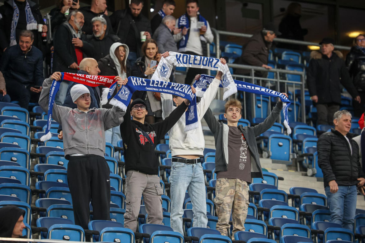 Tak bawili się kibice na meczu Lech Poznań - Śląsk Wrocław