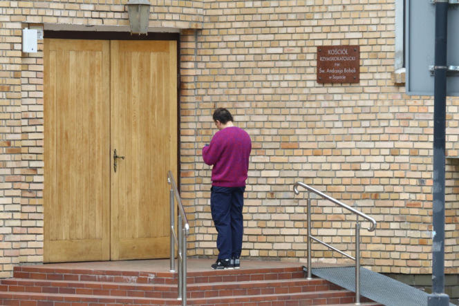 Michał Koterski z dziewczyną na spacerze