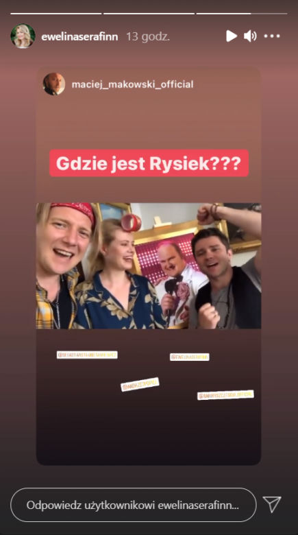 Barwy szczęścia. Sławka (Ewelina Serafin), Rysiek (Sebastian Stankiewicz), Kabaret na Koniec Świata