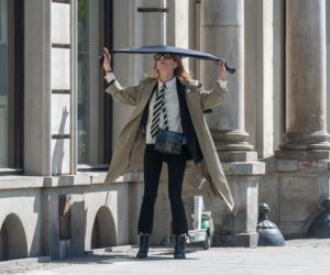 Magdalena Cielecka walczy z wiatrem