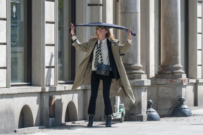 Magdalena Cielecka walczy z wiatrem