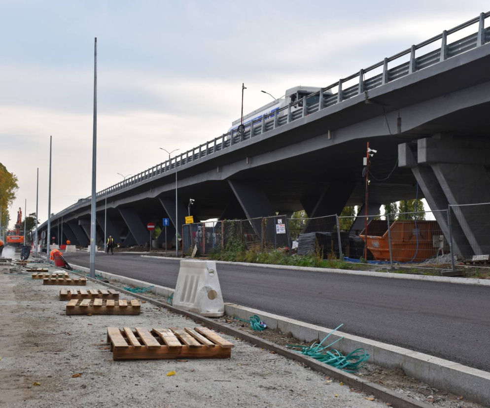 Przebudowa Estakady Pomorskiej - październik 2021