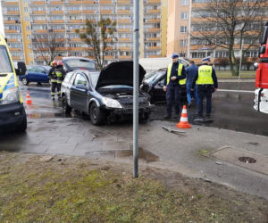 Zderzenie dwóch samochodów na skrzyżowaniu Brzozowej z Bielicką! [ZDJĘCIA]