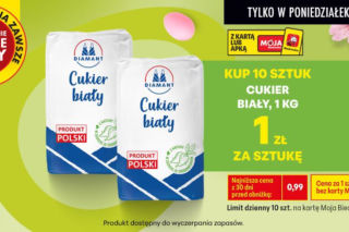 Biedronka szaleje przed Wielkanocą! Cukier i masło za 1 zł, ale tylko dziś