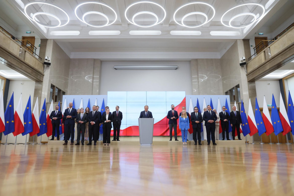 Konferencja Donalda Tuska poświęcona rekonstrukcji rządu