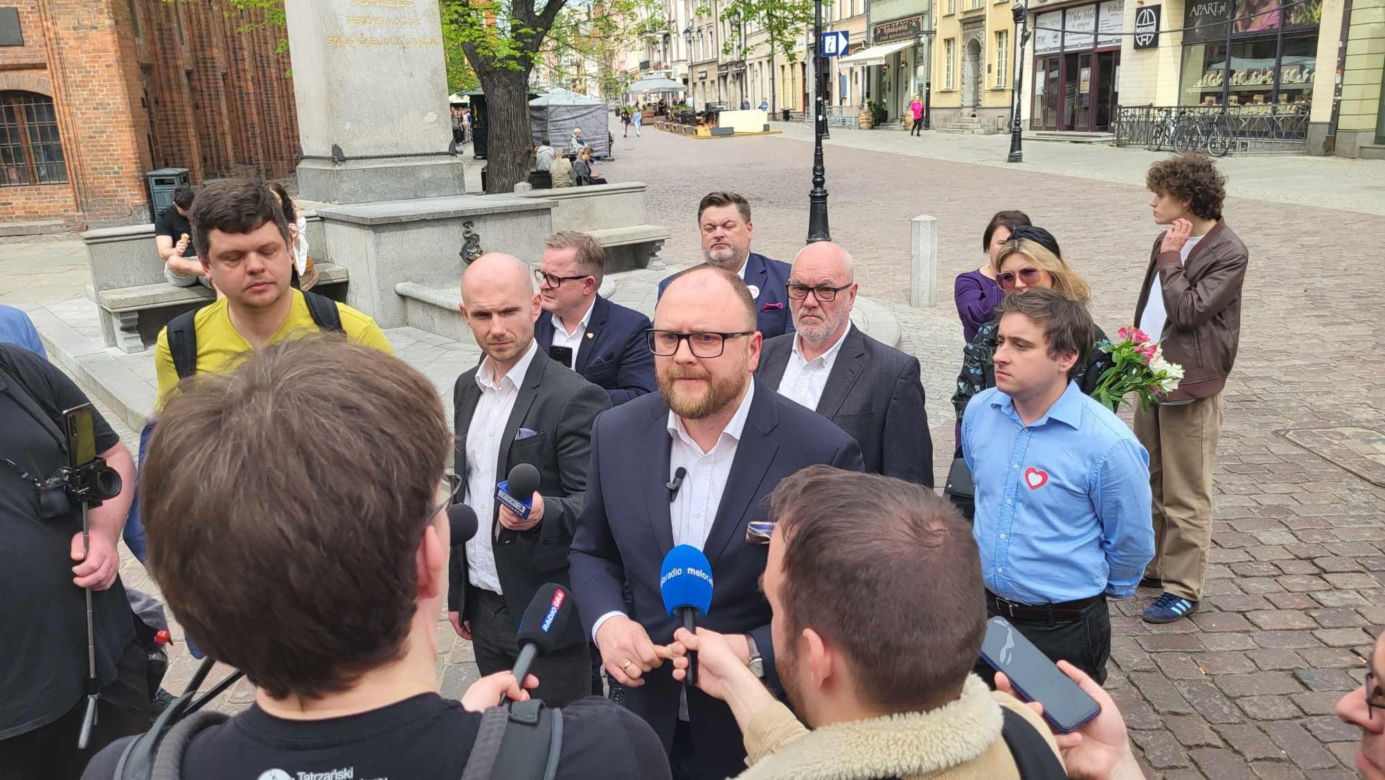 Paweł Gulewski wygranym pierwszej tury wyborów w Toruniu