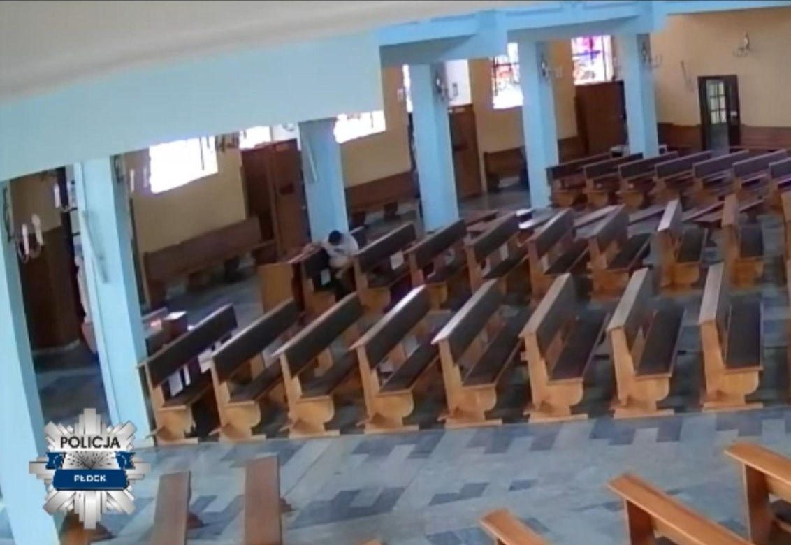 Włamał się do kościoła i ukradł ofiarę