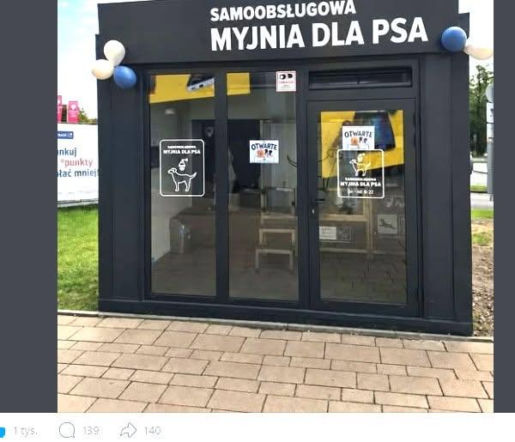 Samoobsługowa myjnia dla psów w Chorzowie