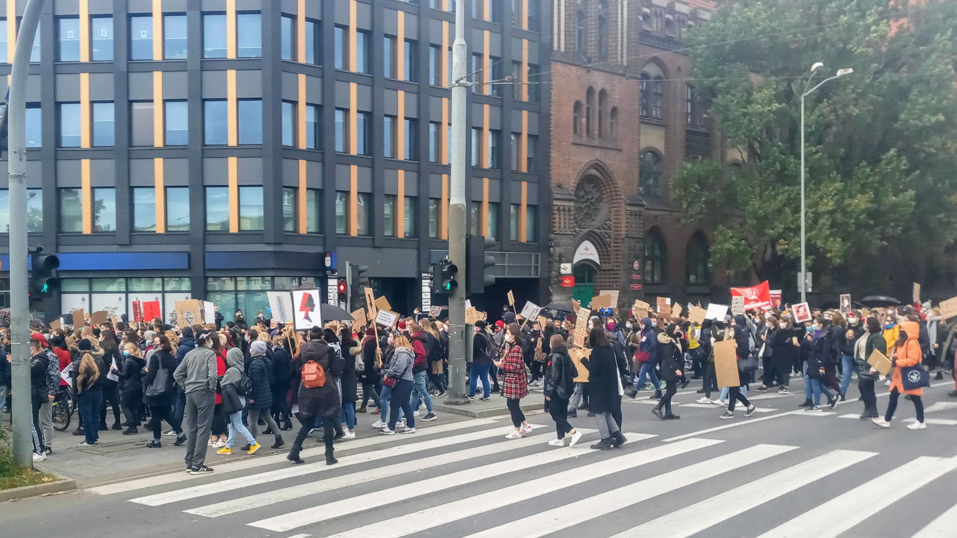 Protest kobiet w Szczecinie - 28.10.2020