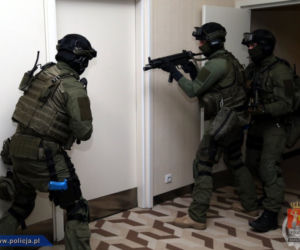 Policja szuka broni i terrorystów