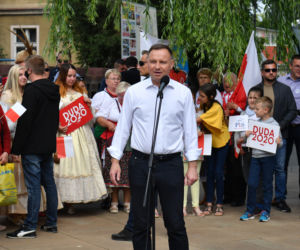 Prezydent Andrzej Duda w Drawsku Pomorskim
