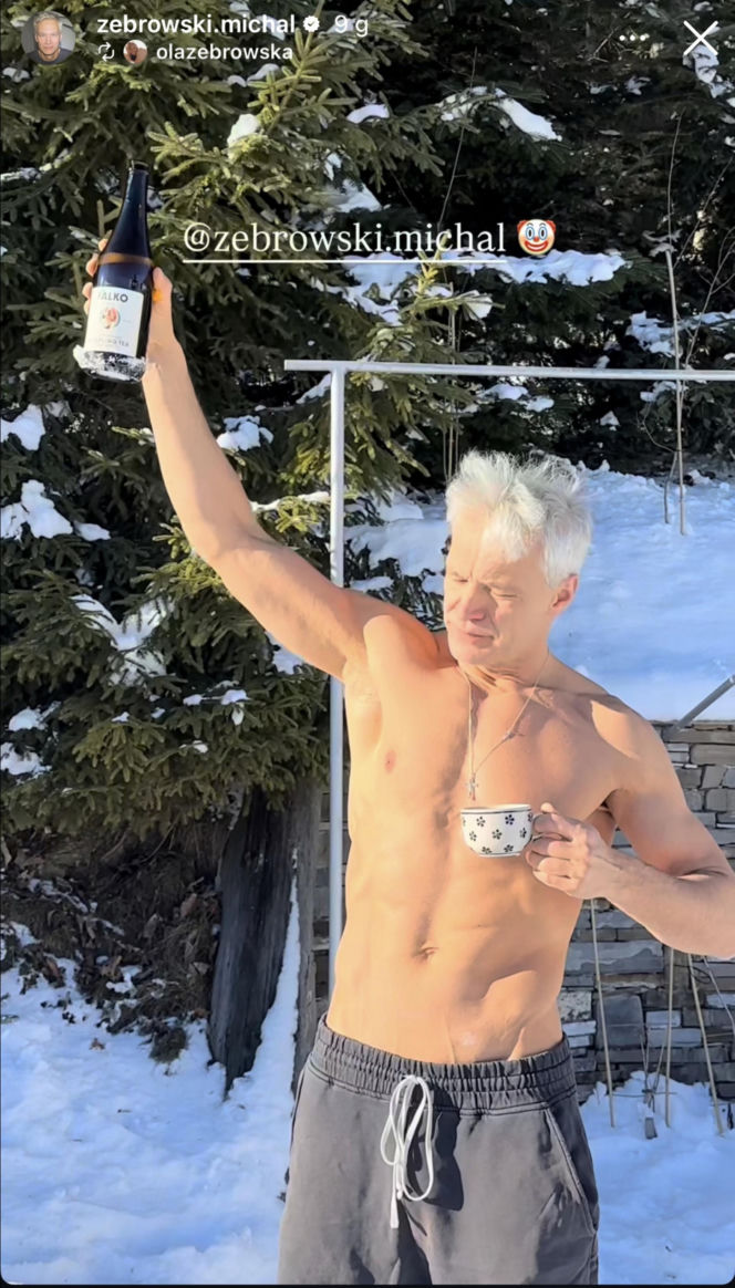 Michał Żebrowski w formie życia