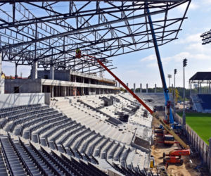 Budowa stadionu w Szczecinie - wrzesień 2021