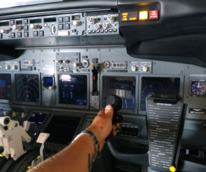 symulator Boeinga 737 na leszczyńskim lotnisku