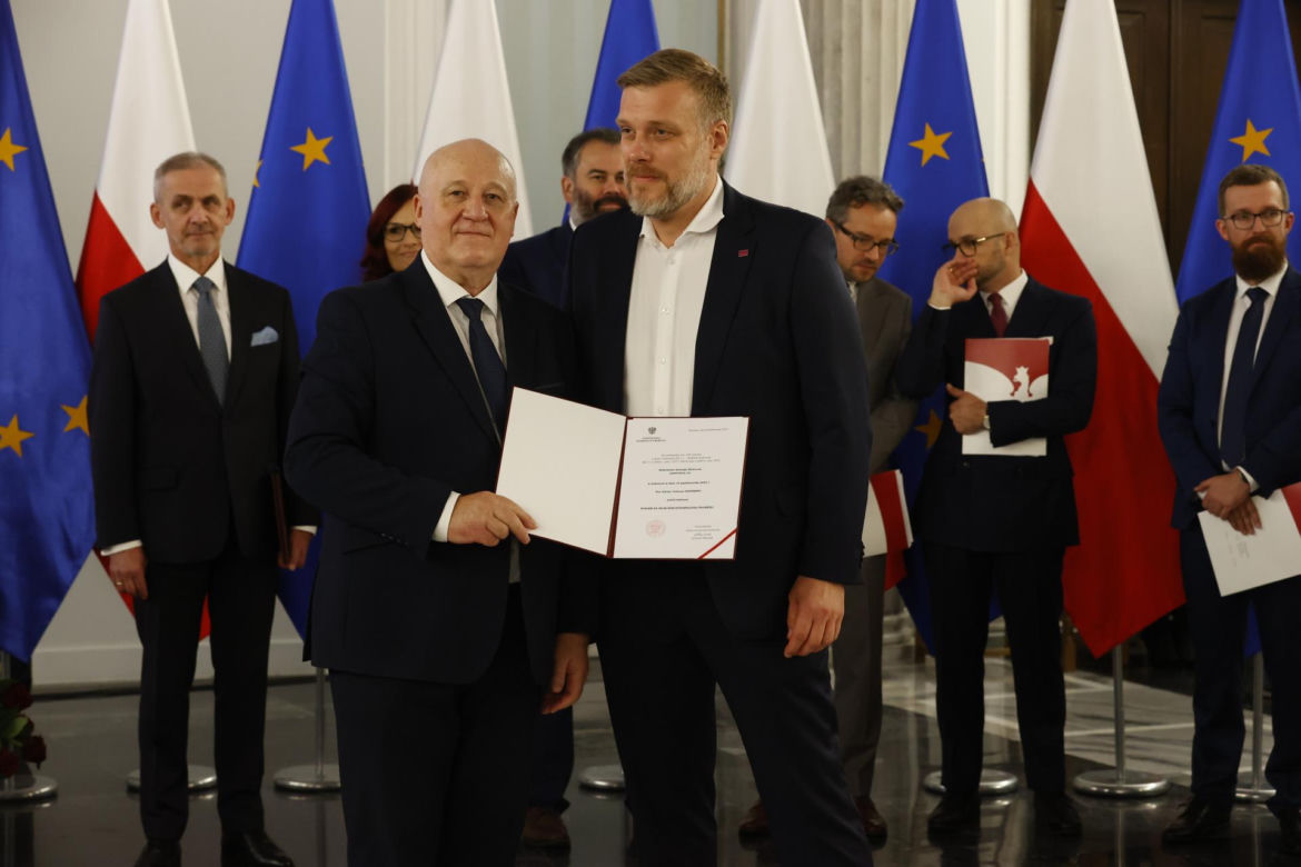 Uroczystość wręczenia zaświadczeń o wyborze na posła