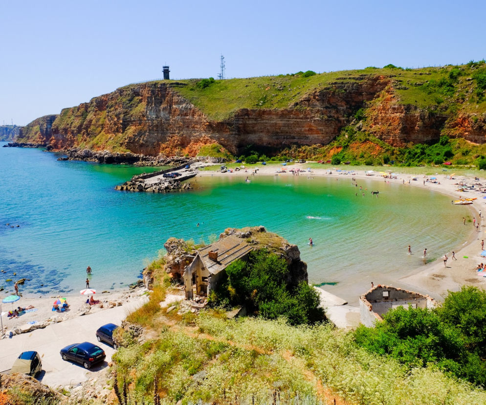 Bułgaria. Plaża Bolata, Kawarna