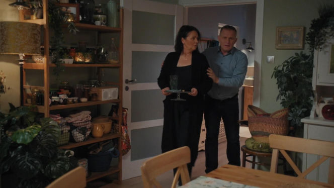 M jak miłość odc. 1921. Marysia (Małgorzata Pieńkowska), Artur Rogowski (Robert Moskwa)