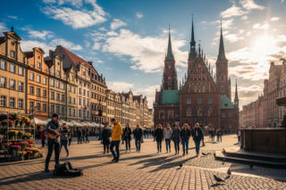 Słoneczny poranek we Wrocławiu, ale to złudzenie. Czy lato wróci na jeden dzień 10 marca 2026?