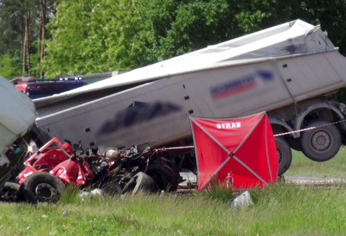 Wypadek śmiertelny pod Warszawą