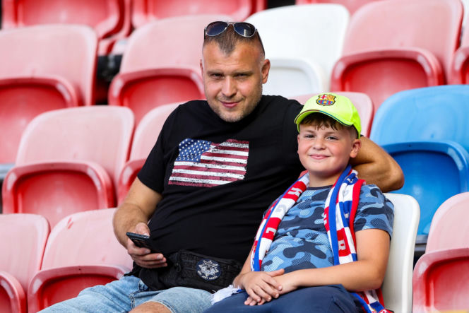 Górnik Zabrze - GKS Katowice: Zdjęcia kibiców i zawodników z meczu 6. kolejki PKO BP Ekstraklasy