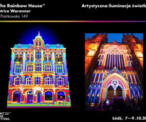 4. Projekcja „The Rainbow House” przy Piotrkowskiej 149