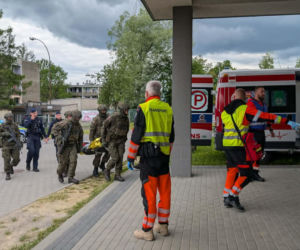 Alarm bombowy, zakładnicy i masowe przyjęcie rannych. Wielkie ćwiczenia służb w tarnowskim szpitalu