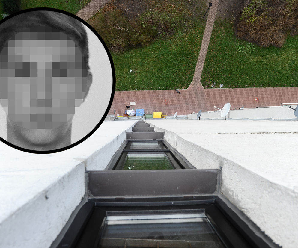  Igor skoczył z 13. piętra wieżowca w Śródmieściu