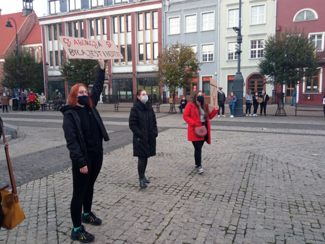 Protest w Grudziądzu