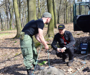 Poszukiwania podziemnego schronu z czasów II wojny światowej