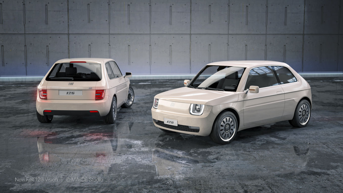 Nowy maluch w wersji elektrycznej! Fiat 126p w tym wydaniu robi wrażenie [ZDJĘCIA]
