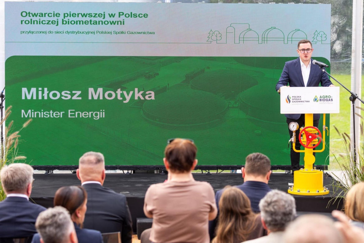Pierwsza w Polsce rolnicza biometanownia zasila sieć gazową PSG