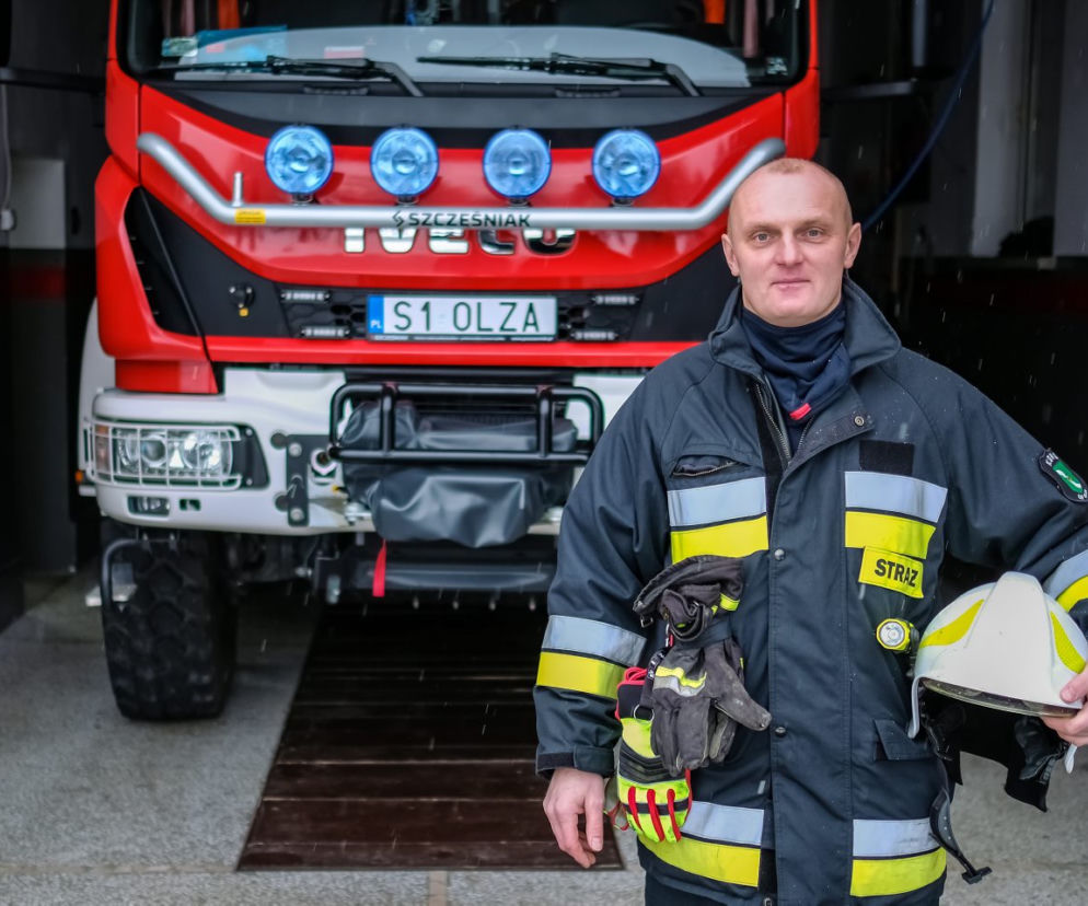 Strażak bohater uratował nam życie