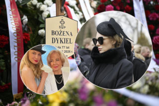 Gliwa oddała hołd Dykiel, swojej serialowej mamie. Na cmentarzu stawiła się cała na czarno