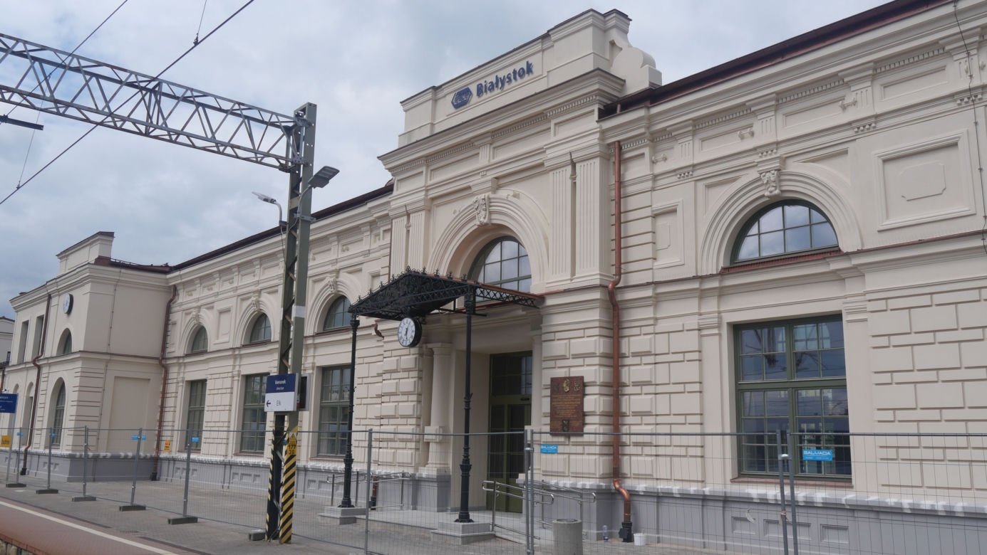 Dworzec PKP w Białymstoku już cieszy oko! Inwestycja kosztowała ponad 36 milionów złotych